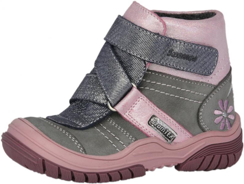 Szamos 1630-573322 25 szürke-pink Texes bakancs