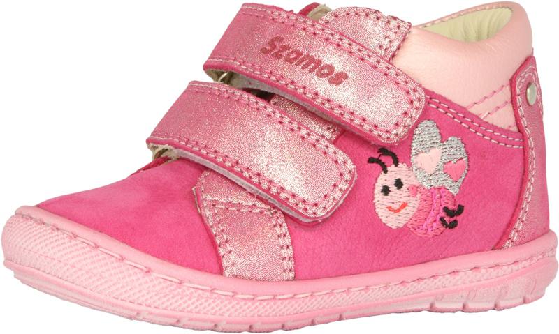 Szamos 1647-506111 23 tépős bokacipő fuxia-rózsa