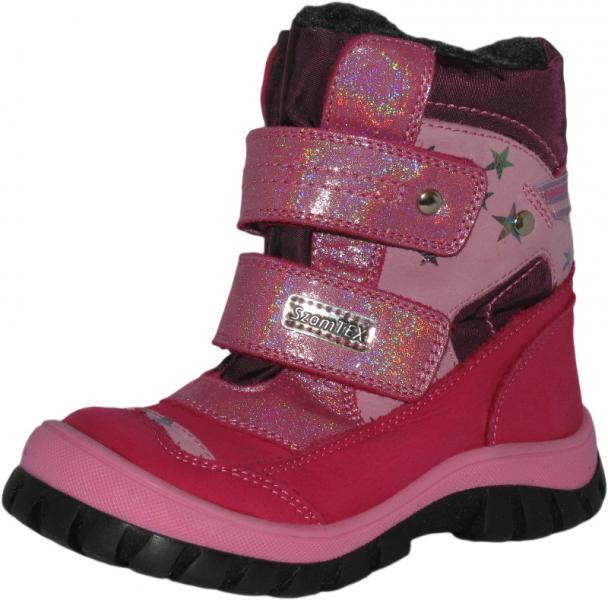 Szamos 1677-477912 29 tépős bakancs fuxia-lila-rózsa