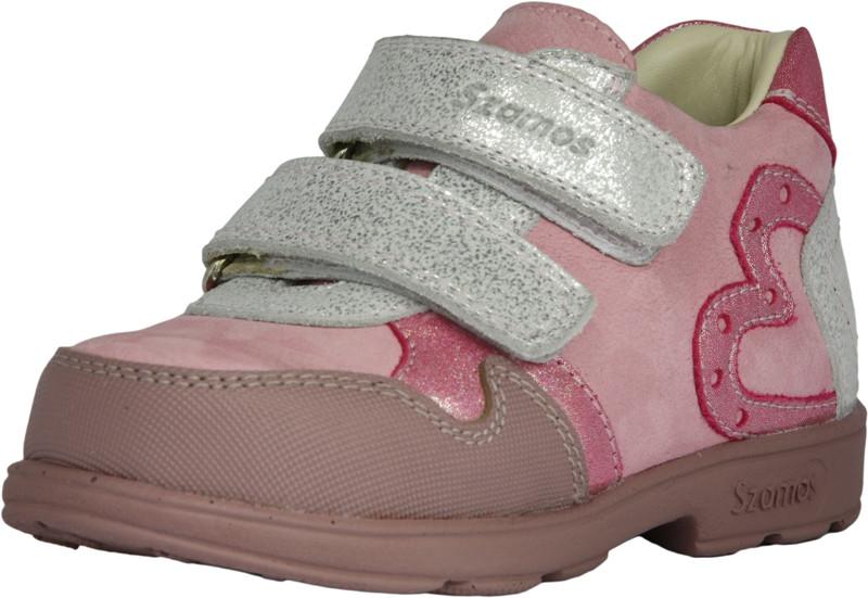 Szamos 1703-607492 29 pink/ezüst/fuxia 2tépős cipő SUPI