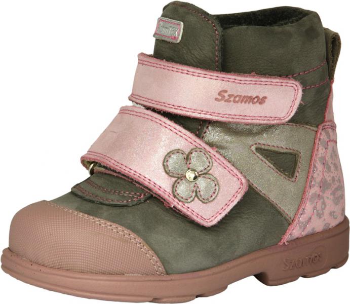 Szamos 1747-577492 26os szürke/pink bakancs TEX, SUPI