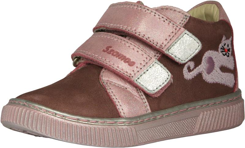 Szamos 1839-506532 29 mályva-pink-ezüst 2tépős cipő