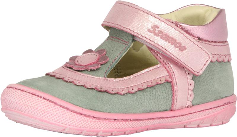 Szamos 3286-606111 24 nyitott cipő szürke-pink