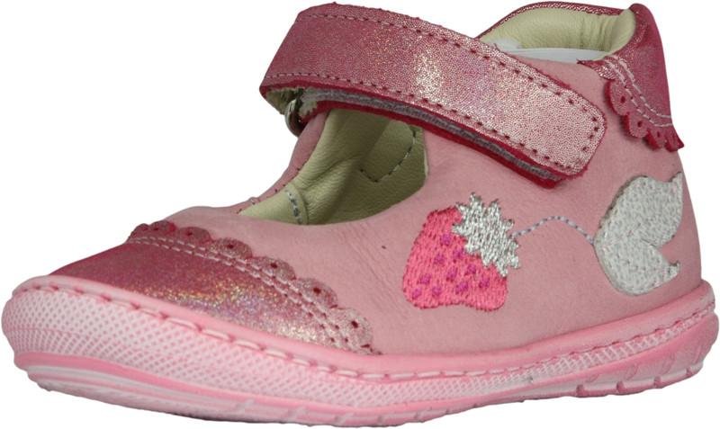 Szamos 3301-506110 20 pink/fuxia/ezüst myitott 1tépős cipő
