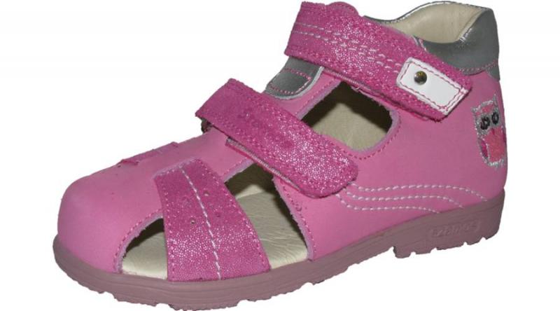 szamos 4260-407492 29 szandál PINK-EZÜST felvezetőpántos
