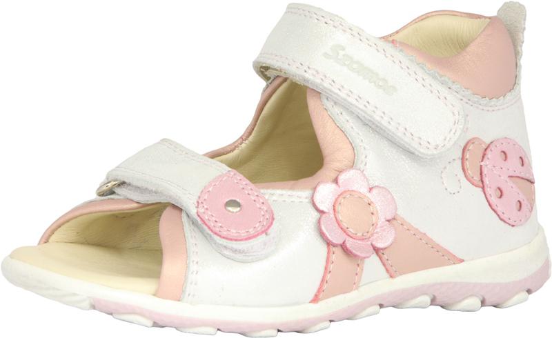 Szamos 4335-407513 34 2tépős szandál ezüst-rózsa-pink