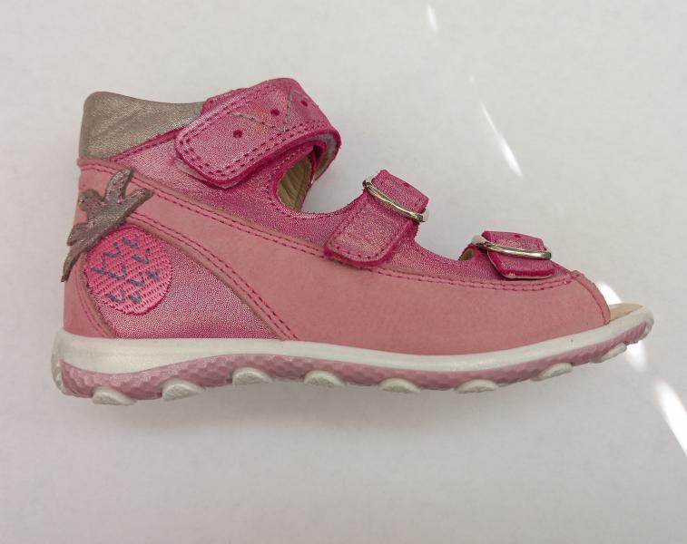 Szamos 4376-501932 25 pink/fuxia/ezüst szandál 2csat 1tépős