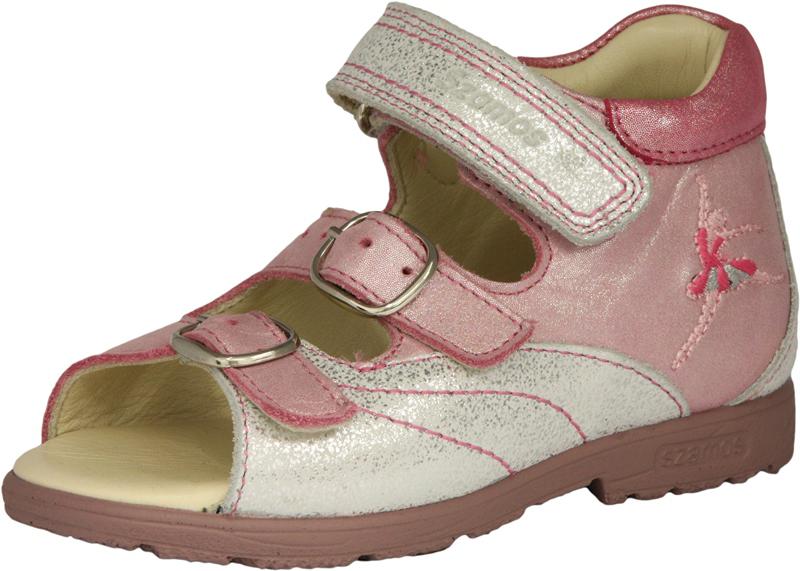 Szamos 4384-507491 22 ezüst-pink-fuxia szandál SUPI