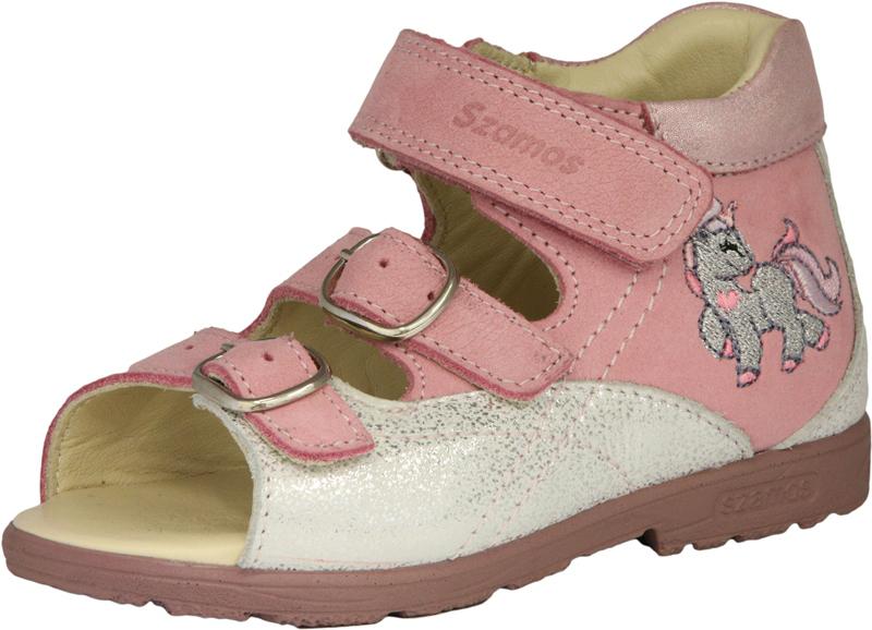 Szamos 4385-507492 30 pink-ezüst szandál SUPI
