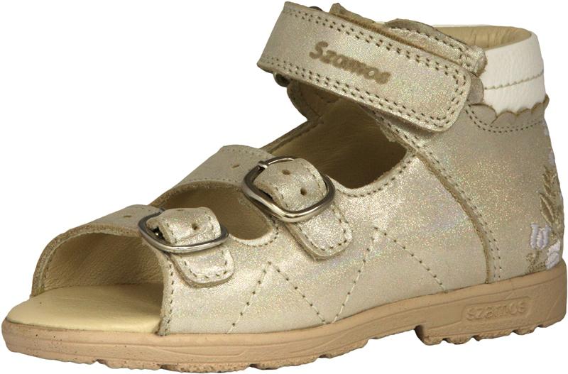 Szamos 4421-507692 26 beige/fehér szandál Supi