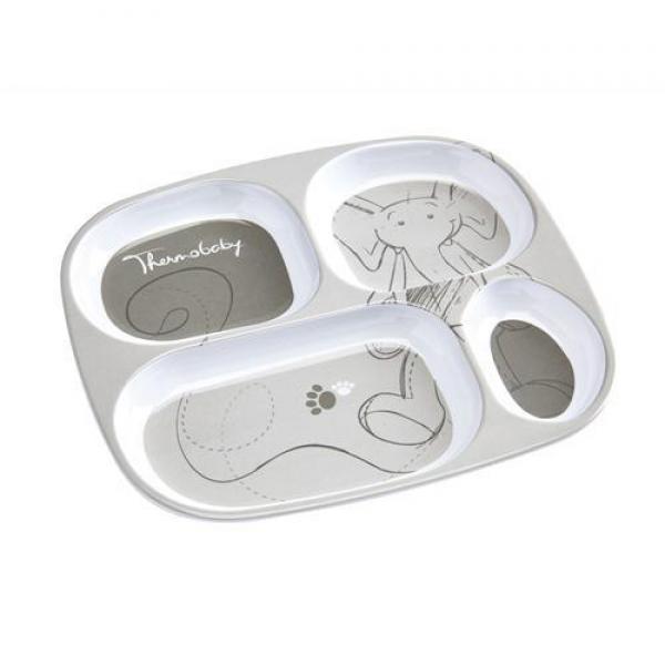 Thermobaby 1591 Elefánt tányér osztott