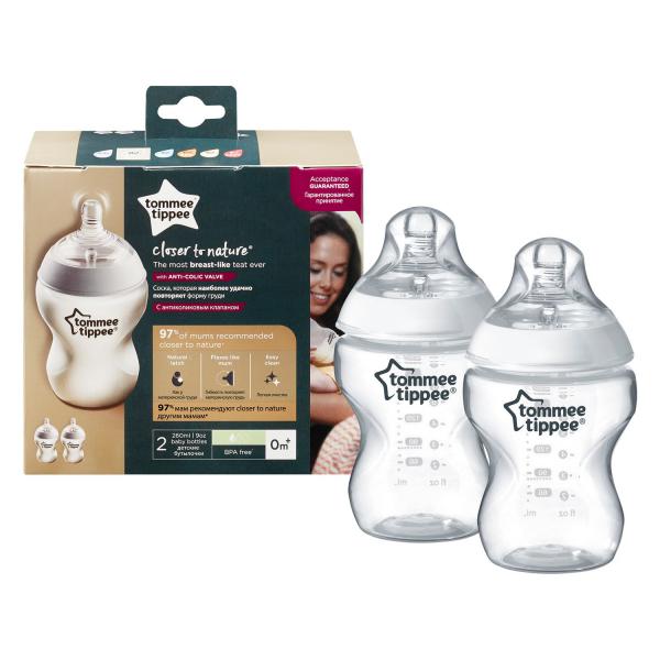 Tommee Tippee 225207 2*260ml cumisüveg CTN