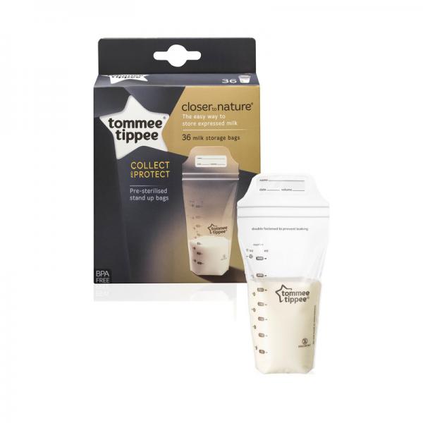 Tommee Tippee 230225 tejtárolófagyasztózacskó 350ml 36db-os