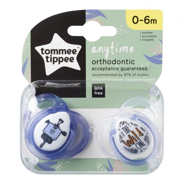 Tommee Tippee 333544 0-6hó Anytime játszócumi 2db-os