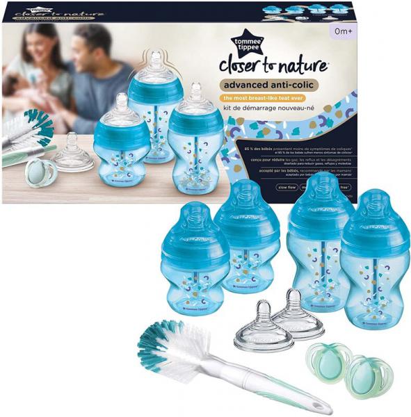 Tommee Tippee 227515 kék újszülött cumisüveg szett Anti-Col