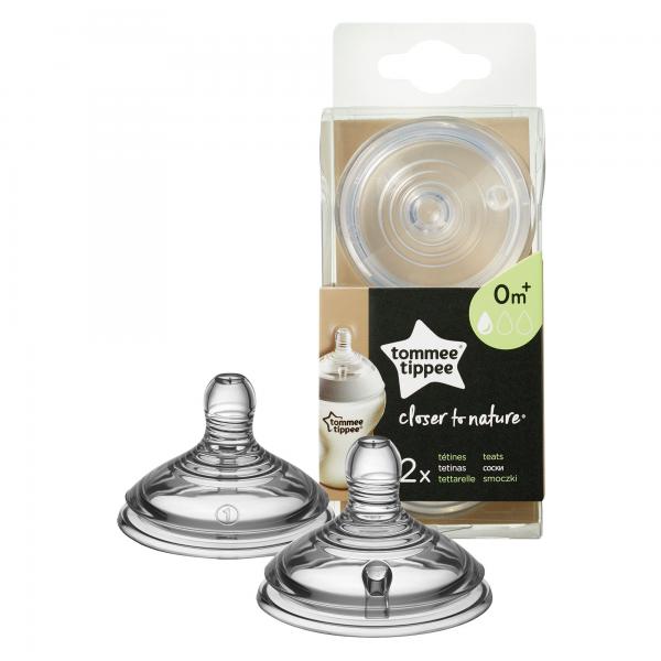 Tommee Tippee 245847 cumisüveg cumi 2db LASSÚ folyású CtN