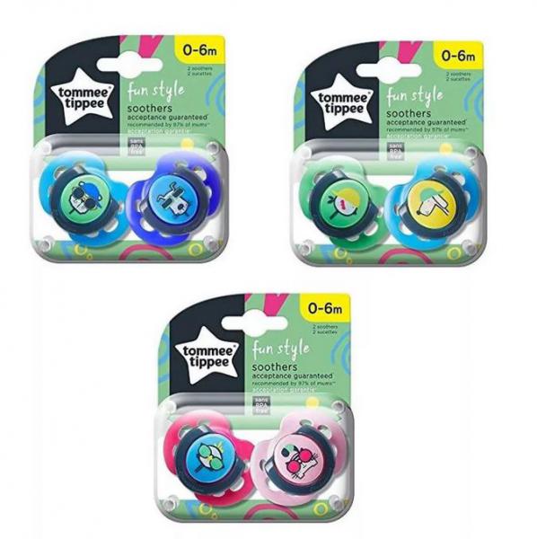 Tommee Tippee 333827 0-6hó cumi Fun Style Soother