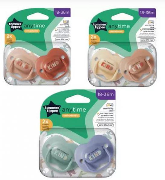Tommee Tippee 334862 18-36hó Anytime játszócumi 2db