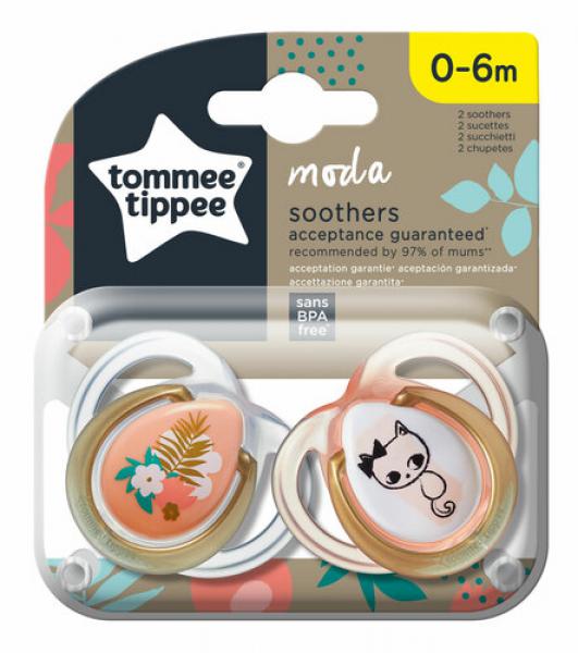Tommee Tippee 334879 0-6hó Moda játszócumi 2db lány