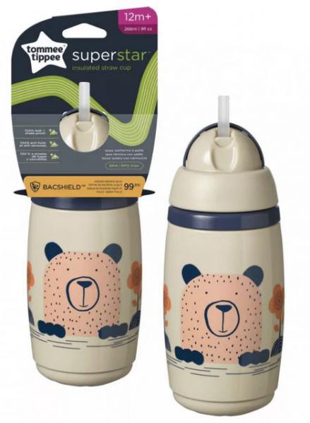 Tommee Tippee 478252 Superstar szívószálas hőtároló pohár266