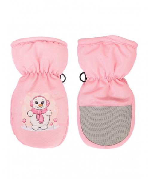 Yo síkesztyű REN-0331G 10cm 1ujjas lány rózsaszín